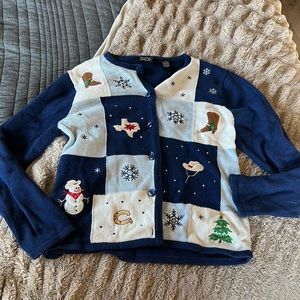 Vintage Western Christmas Sweater